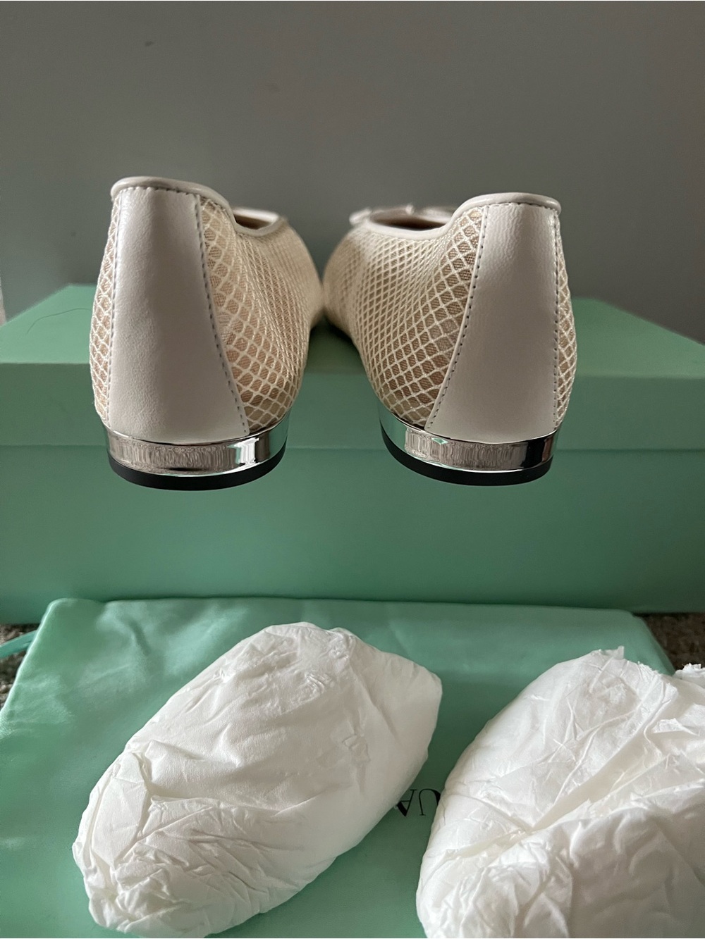 Aquazzura Gioia Mesh Flats - Picture 10 of 16